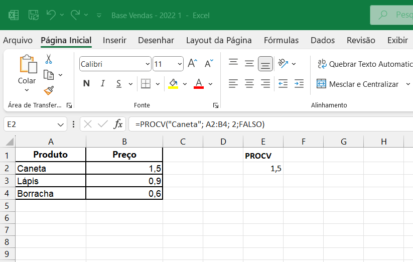 Como usar o Procx no lugar do Procv