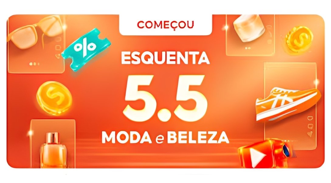 Shopee 5.5 - Moda e Beleza